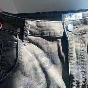 Camo denim